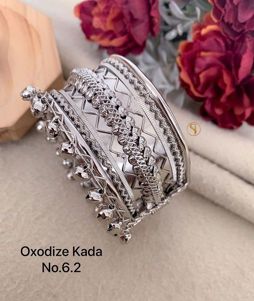 Designer Oxidised Navratri Special Kada Wholesale Price In Surat
